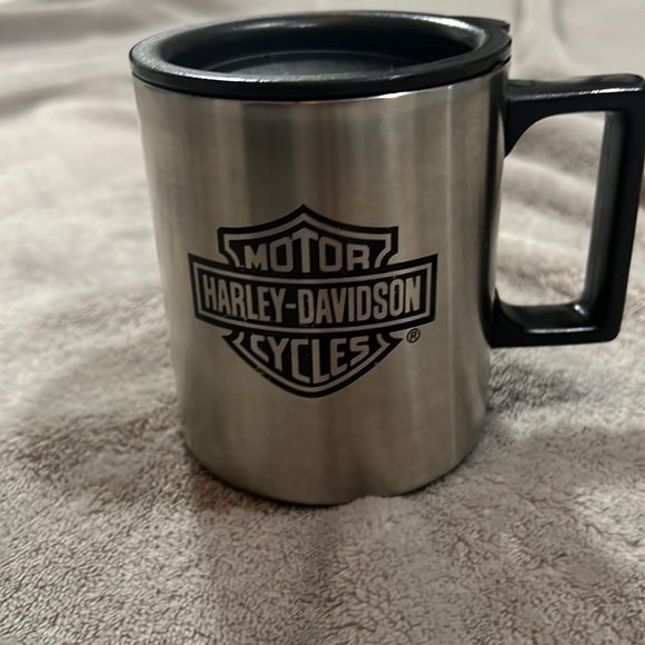 HarleyDavidson Kitchen Vintage Stainless Steel Harley Davidson Mug